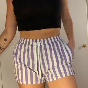 Urban outfitters striped shorts size medium